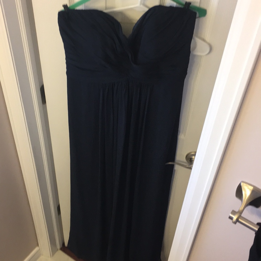 Formal bridesmaid or prom dress navy